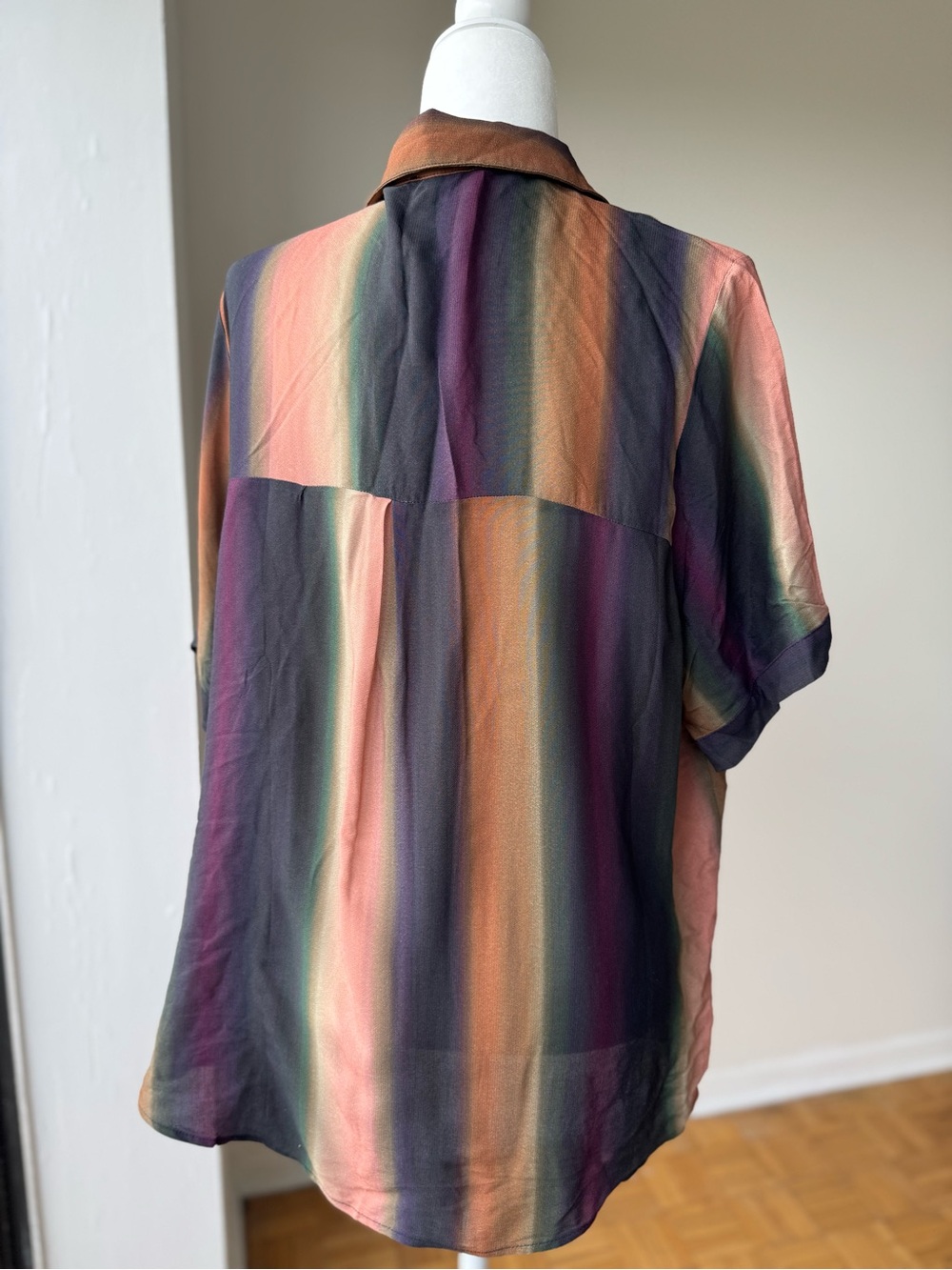 DISSH LULU OMBRE VACATION SHIRT Size 6 - Picture 6 of 10